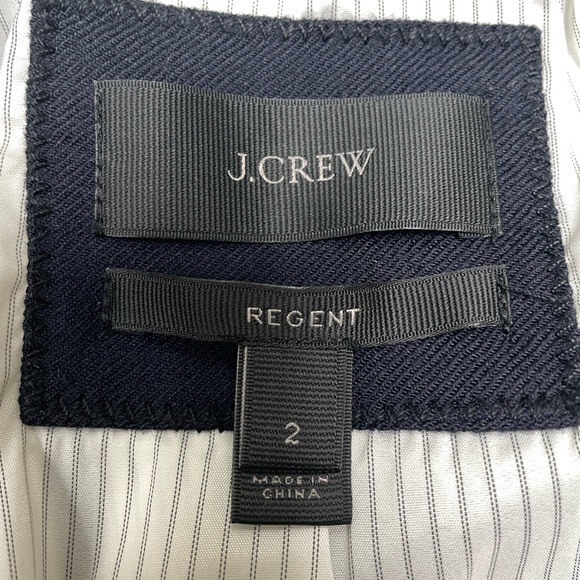 Like new! J. Crew Regent Blazer Blue Wool - Picture 4 of 7